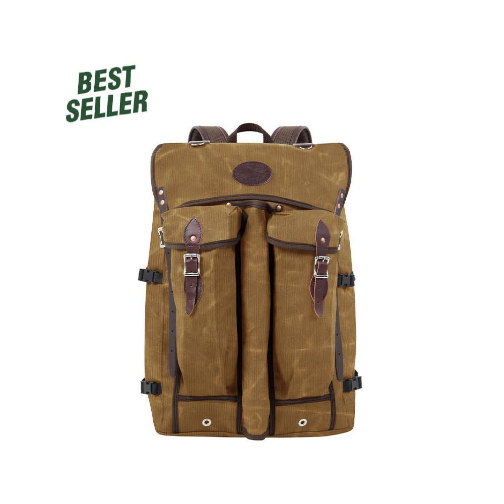 57 Liter Capacity Wax Khaki Canvas Bushcrafter Backpack S-150-WAX-KHK