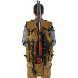 Pack 59 Liter Capacity Wax Khaki Quiet Mountain Rifle Pack QB-324-WAX-KHK