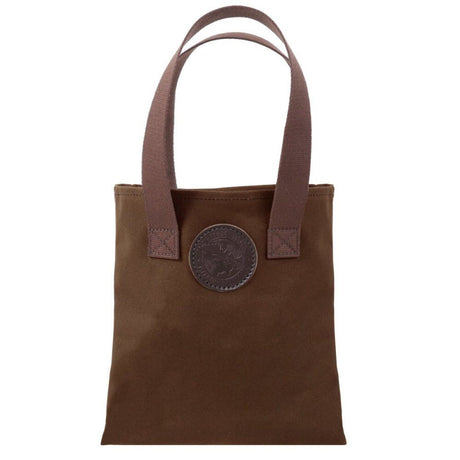 6 Liter Capacity Brown Canvas Box Style Promo Tote H-200-BRN