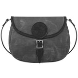 6 Liters Capacity Waxed Grey Large Standard Shell Purse B-102-WAX_GRY