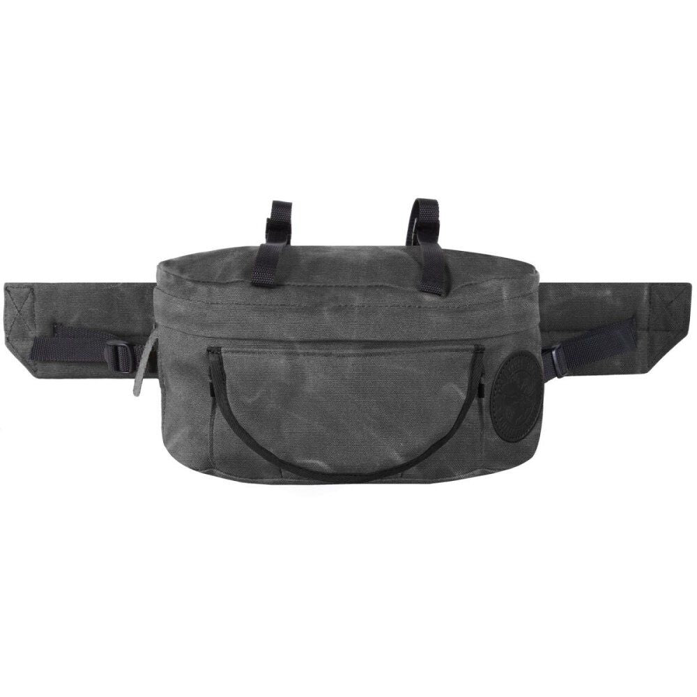 9 Liter Capacity Wax Gray Canvas Lumbar Pack B-178-WAX-GRY