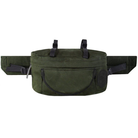 9 Liter Capacity Wax Olive Drab Canvas Lumbar Pack B-178-WAX-OD