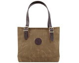 9 Liters Capacity Waxed Khaki Lakewalk Tote B-127-WAX-KHK