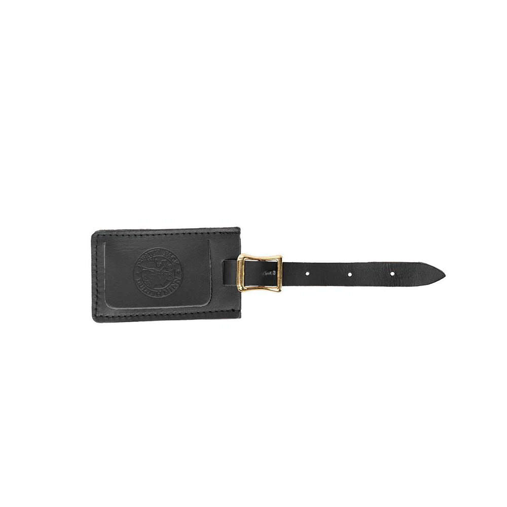 Smooth Leather Luggage Tag With Logo M-170