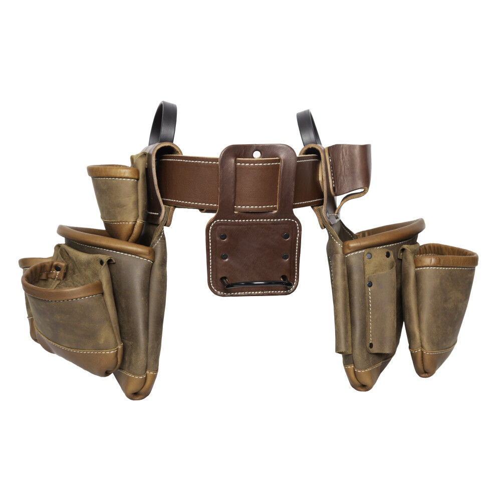 Contractor Tool Belt Leather 42in-52in L/XL Z-066-BRN-L_XL