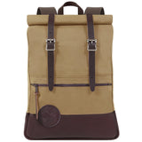 Deluxe Roll-Top Scout Backpack - Khaki B-1408-KHK