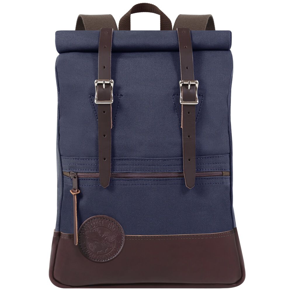 Deluxe Roll-Top Scout Backpack - Navy B-1408-NVY