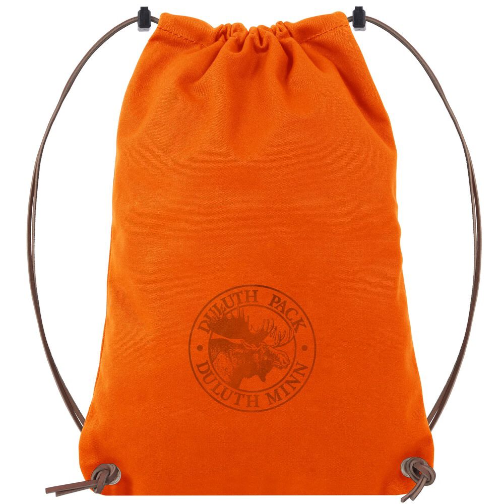 Drawstring Backpack - Hunters Orange B-150-ORG