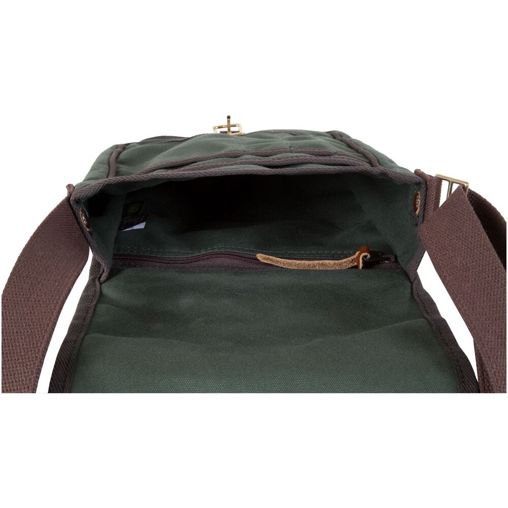 Haversack with Leather Trim B-136