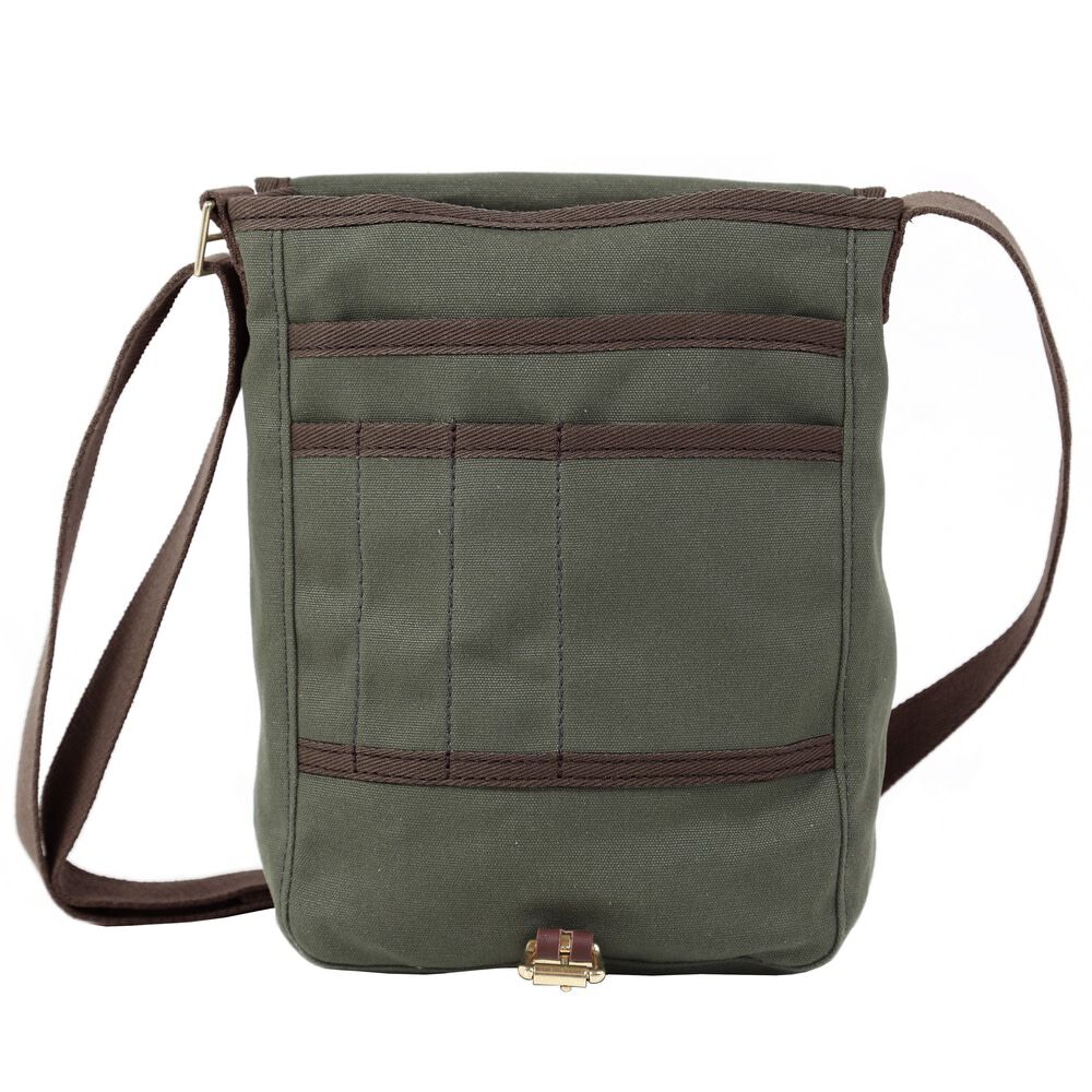 Haversack with Leather Trim B-136