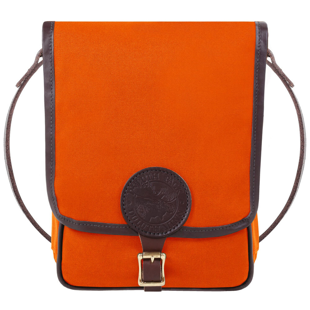 Haversack with Leather Trim - Hunters Orange B-136-ORG