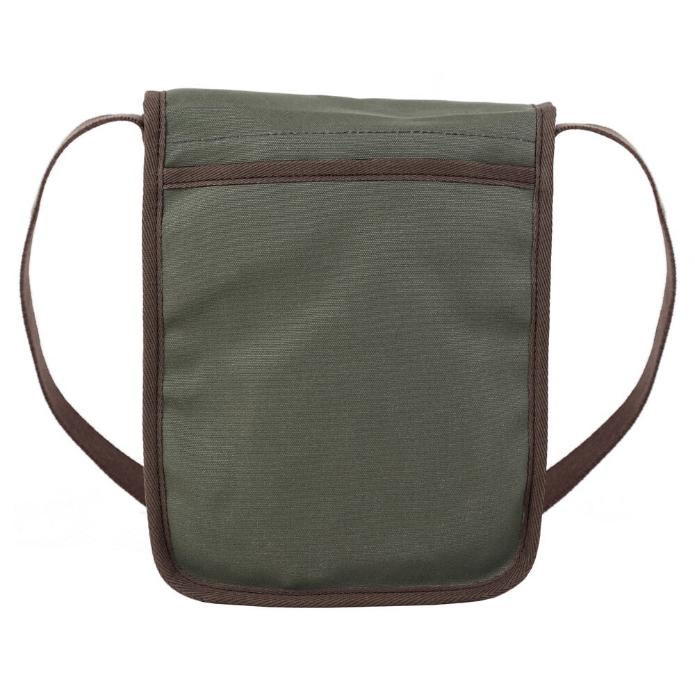 Haversack with Leather Trim - Olive Drab B-136-OD