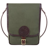 Haversack with Leather Trim - Olive Drab B-136-OD