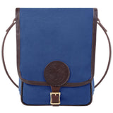 Haversack with Leather Trim - Royal Blue B-136-ROY