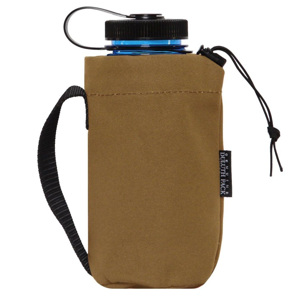 Khaki Canvas Water Bottle Pouch E-113-KHK