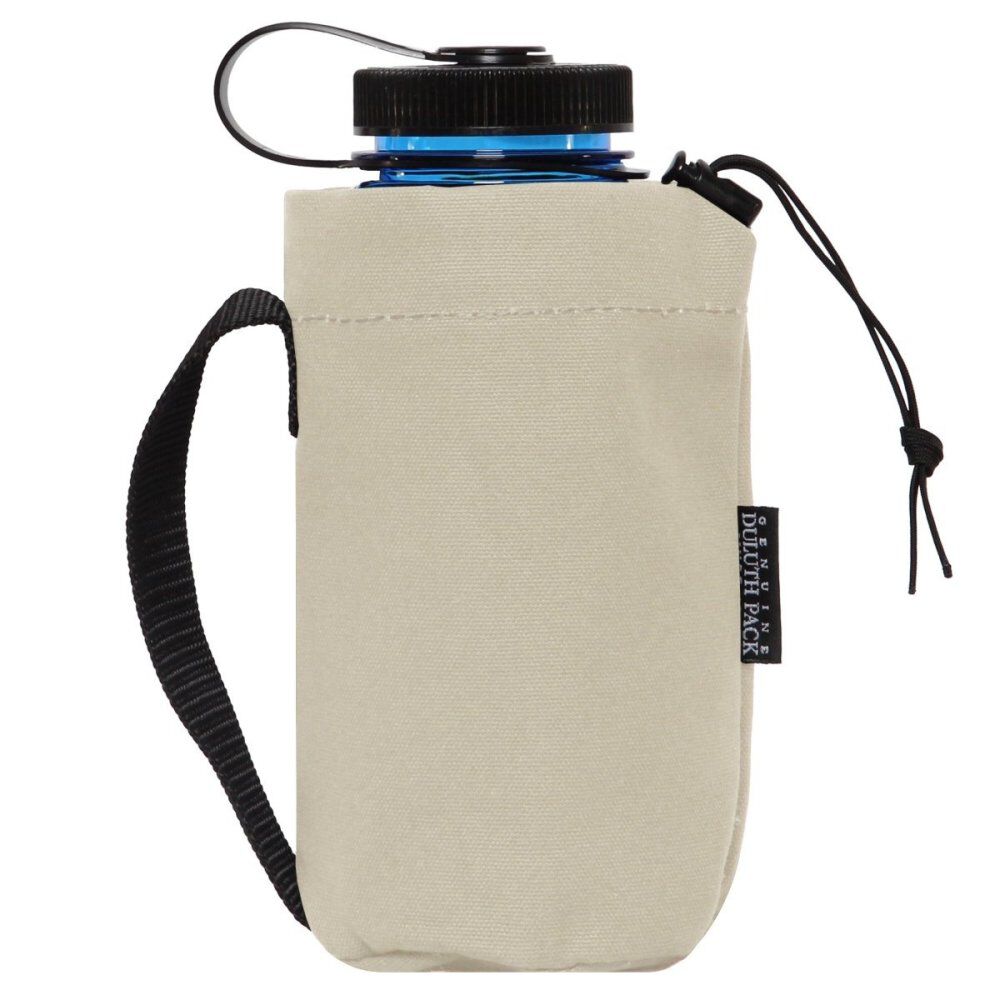 Natural Canvas Water Bottle Pouch E-113-NAT