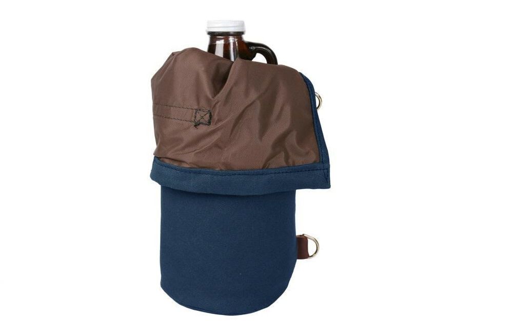 Navy Canvas One Size Growler Pack B-195-NVY