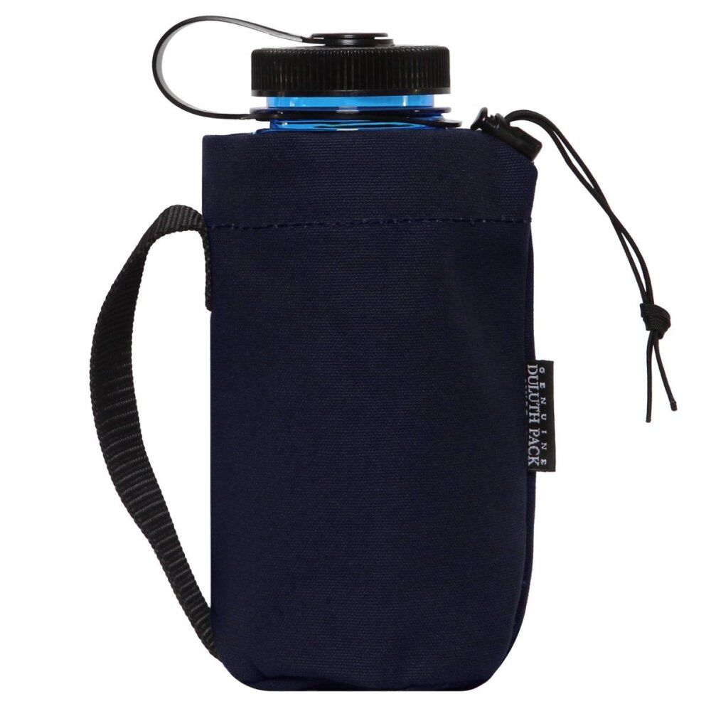 Navy Canvas Water Bottle Pouch E-113-NVY