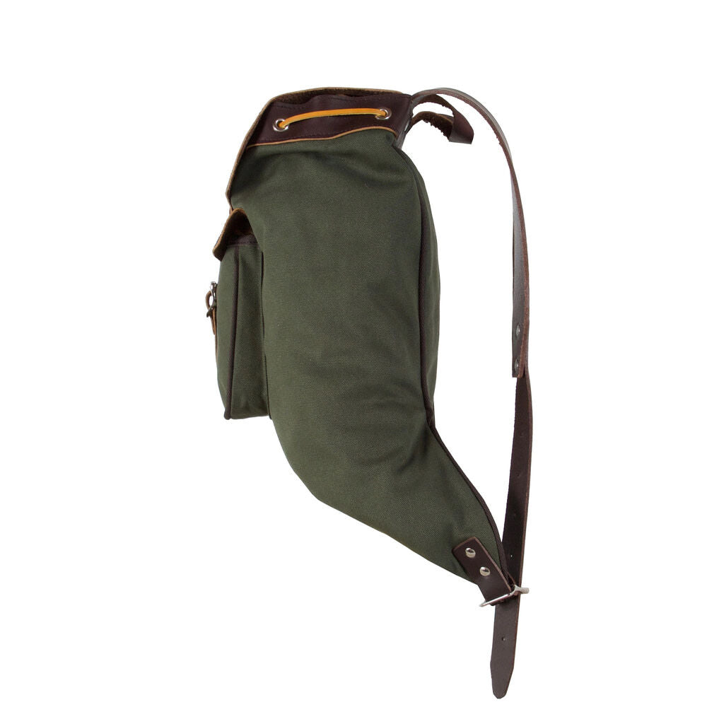 Rucksack Backpack - Waxed Olive Drab B-142-WAX-OD