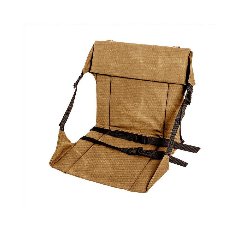 Pack Wax Khaki Canvas Canoe & Camp Chair With Pouch M-690-WAX-KHK