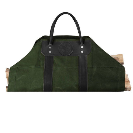 Pack Wax Olive Drab Canvas Log Carrier M-101-WAX-OD