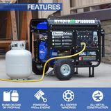 10000-Watt Dual Fuel Hybrid Portable Generator XP10000EH