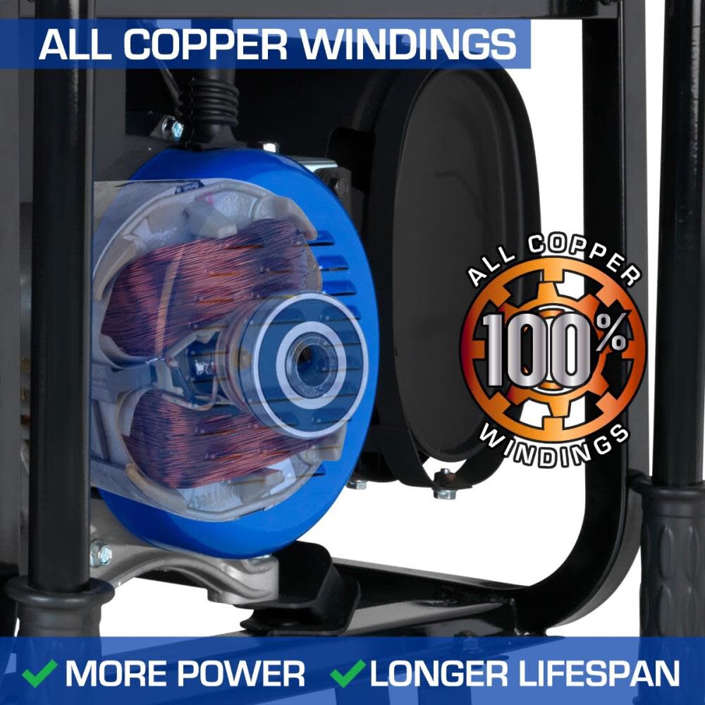 10000-Watt Dual Fuel Hybrid Portable Generator XP10000EH