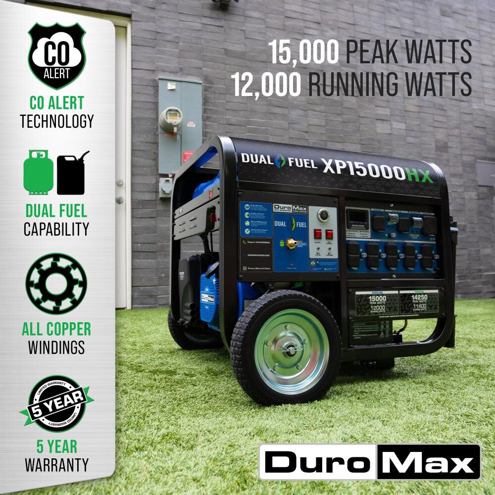 15000-Watt Tri Fuel Hybrid Portable Generator XP15000HXT