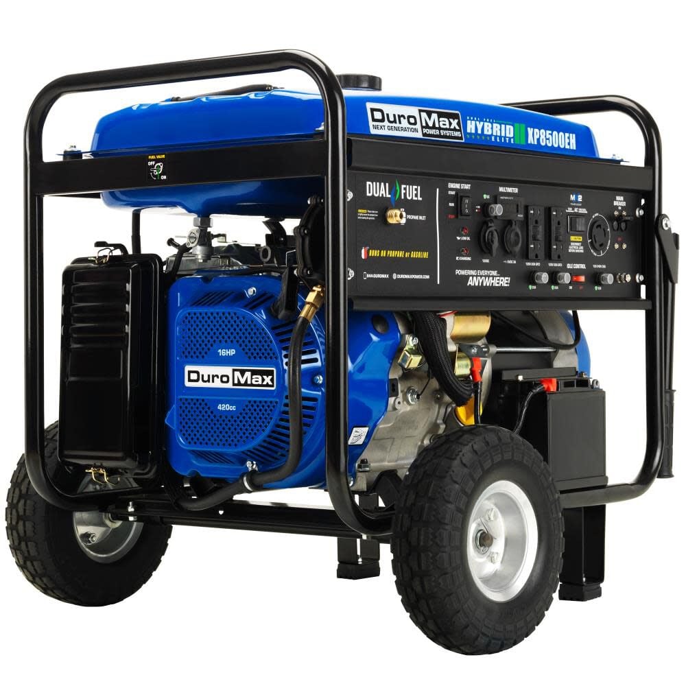 8500 Watt 16hp Dual Fuel Portable Generator with Electric Start XP8500EH