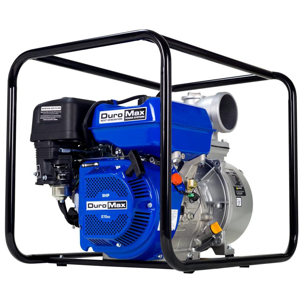 DuroMax270cc Gasoline Powered 4-in Water Pump XP904WP