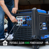 Generator Dual Fuel Digital Inverter Hybrid Portable 9000 Watt XP9000iH