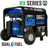 Generator Dual Fuel Gas Propane Portable with CO Alert 10000 Watt XP10000HX