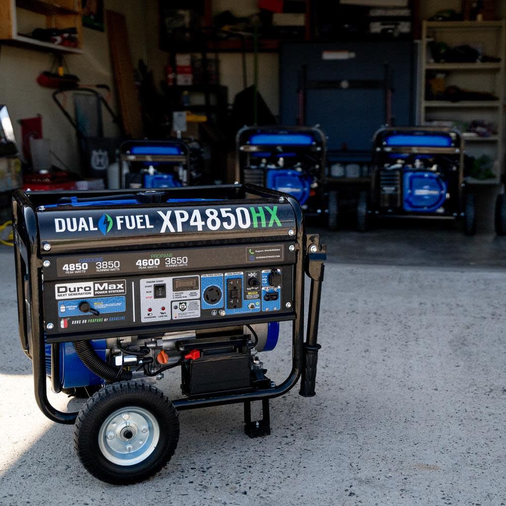 Generator Dual Fuel Gas Propane Portable with CO Alert 4850 Watt XP4850HX