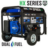 Generator Dual Fuel Gas Propane Portable with CO Alert 4850 Watt XP4850HX