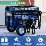 Generator Dual Fuel Gas Propane Portable with CO Alert 5500 Watt XP5500HX