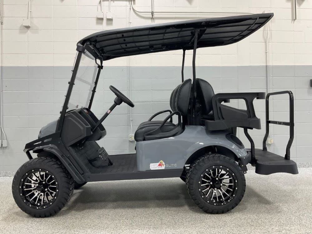 Express S4 Elite 4 Passenger Battery Golf Cart Slate Gray 10027208-SG