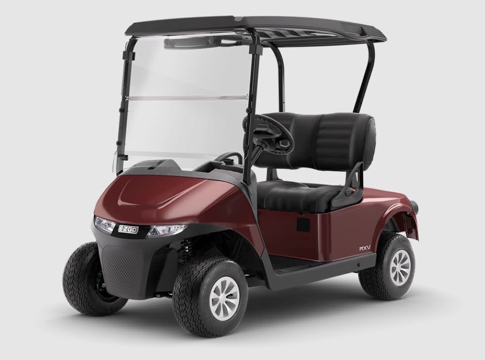 RXV ADVB2 2+2 Electric Golf Cart Burgundy 10002913-BUR