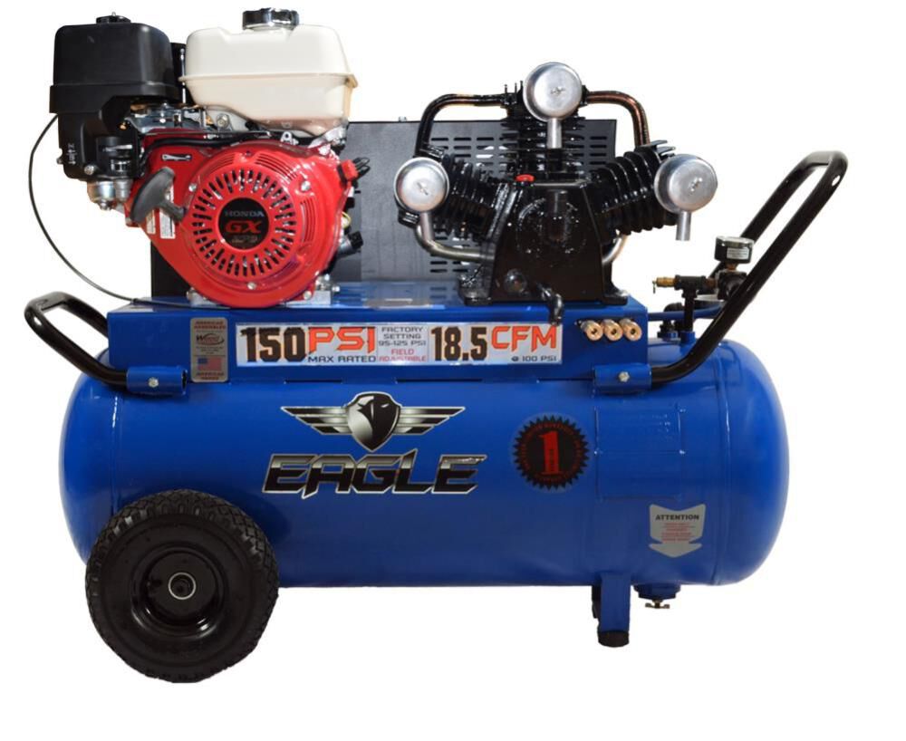 Portable Gas Air Compressor 9HP 25 Gallon P90GE25H1