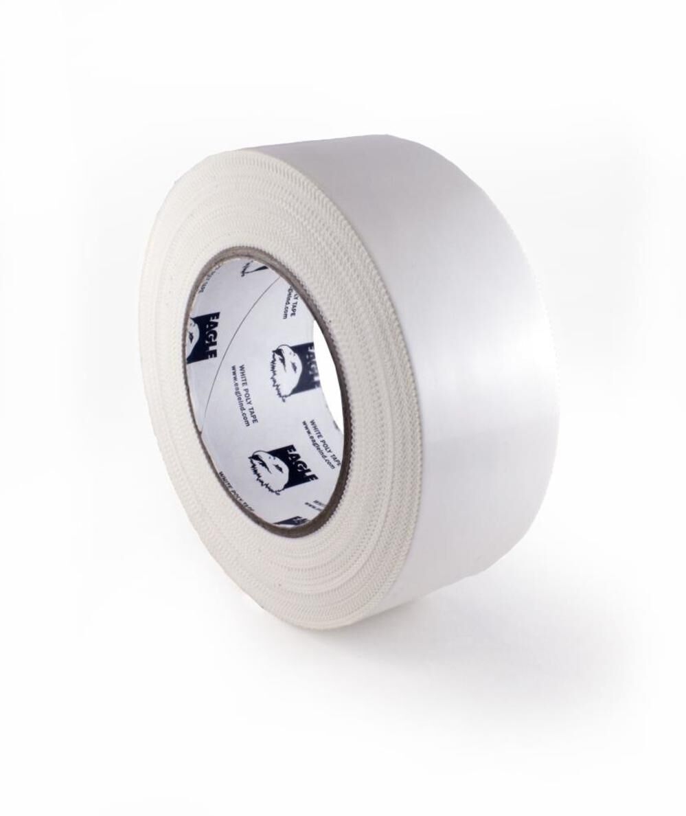 Poly Tape Standard, 7.5 MIL, White, 4in x 180ft TAPE-P7WHT4