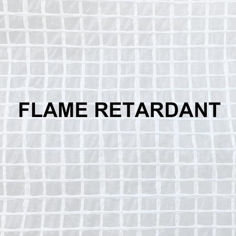 Industries String Reinforced Flame Retardant Poly Sheeting, 10 MIL, 20ft x 100ft FR SP10-20100-FR