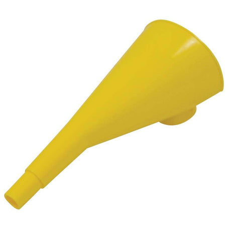 Manufacturing 5/8 In. Diameter Yellow Polyethylene Funnel F-15