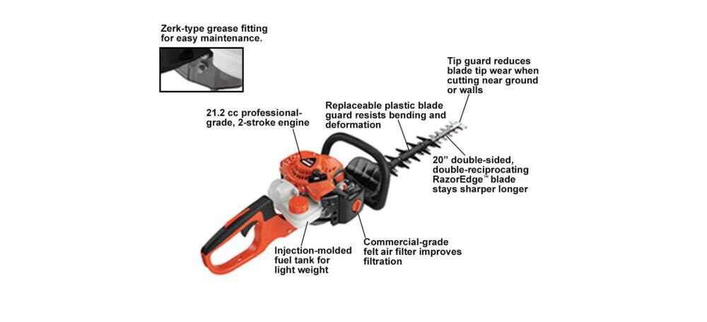 20in Gas Hedge Trimmer HC-2020AA