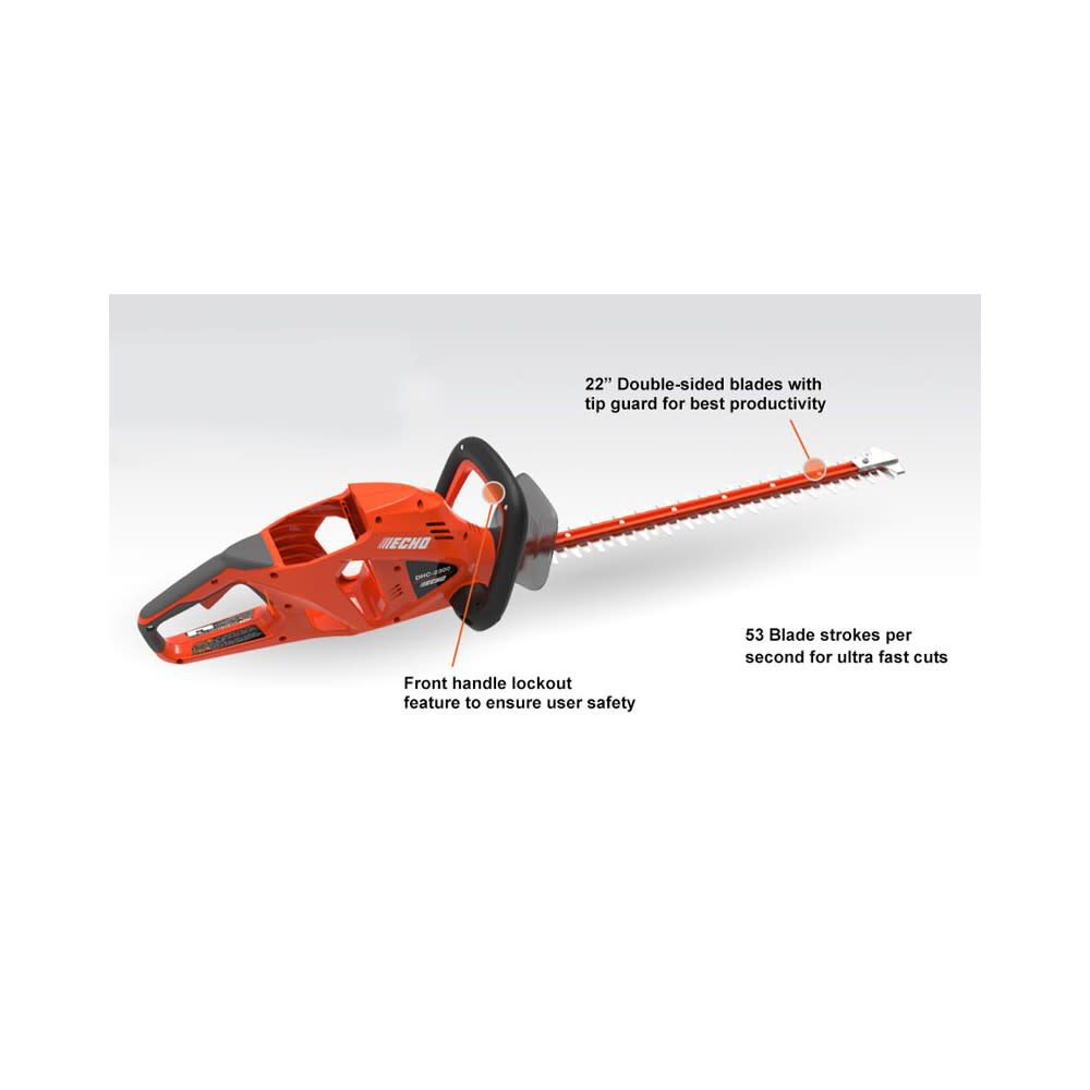 22in 56V Brushed Motor Hedge Trimmer (Bare Tool) DHC-2300BT