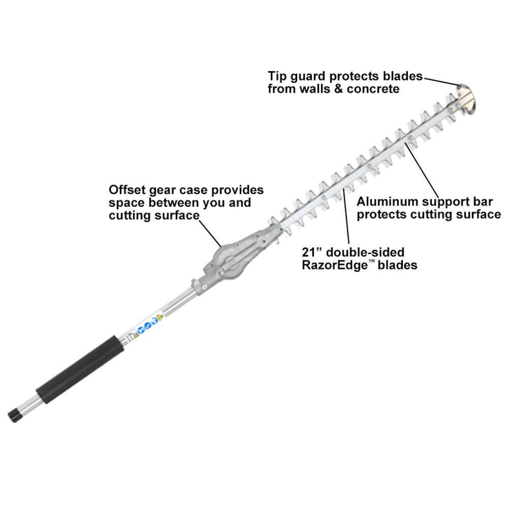 PAS Hedge Trimmer Attachment 21in Double Sided Shaft 99944200486