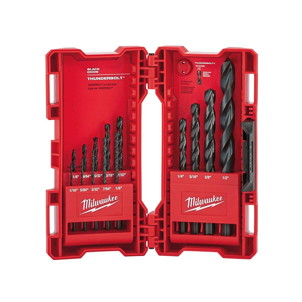 Cobalt Red Helix Drill Bit Set for Drill Drivers (12-Piece)