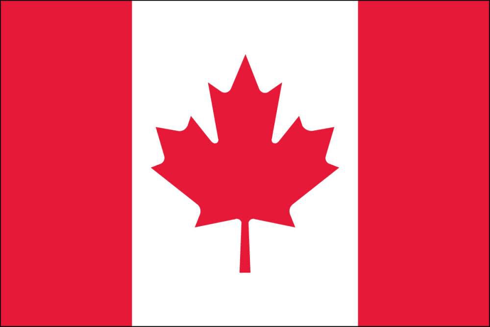 3Ft x 5Ft Nylon Canadian Flag 30756