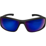 Brazeau Black Frame Blue Mirror Lens XB138