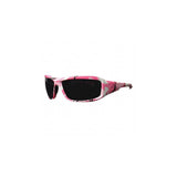 Brazeau Safety Glasses Pink Camo Frame Smoke Lens XB116-H1