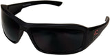 Brazeau Torque Polarized Safety Glasses Vapor Shield Matte Black Frame Smoke Lens TXB236VS