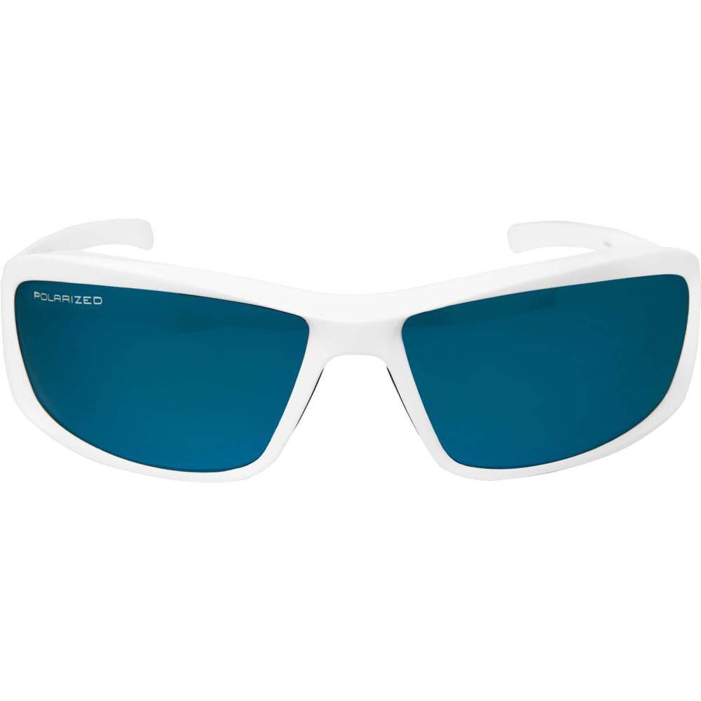 Brazeau White Frame Polarized Blue Lens TXBAP248